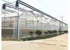 Greenhouse With Motorized Roof Vent