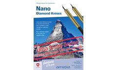NANO Diamond Knives Ultra Sharp - Brochure