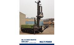 Multi-Sonic MS-75 Track Mounted Sonic Drill - Brochure