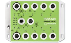 ROQSTAR - Model 006-130-117 - 2GE+8FE M12 Managed Gigabit Switch