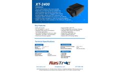 Rastrac - Model XT-2400 Series - Versatile Diagnostic & Monitoring Vehicle Tracking Device Datasheet