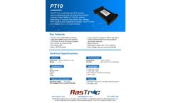 Rastrac - Model PT10 - GPS Vehicle Tracking Device Datasheet