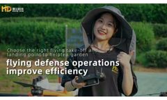HD540 Pro Tea Garden Flying Defense Work Vlog - Video
