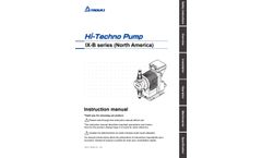 Iwaki - Model IX Series - Metering Pumps - Manual