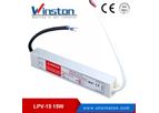 WINSTON - Model LPV-15 - LED Driver Ac Dc Waterproof Switching Power Supply