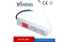 WINSTON - Model LPV-15 - LED Driver Ac Dc Waterproof Switching Power Supply