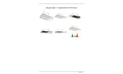 Led Grow Light 1:1 Replacement For Hps Fixture - Brochure