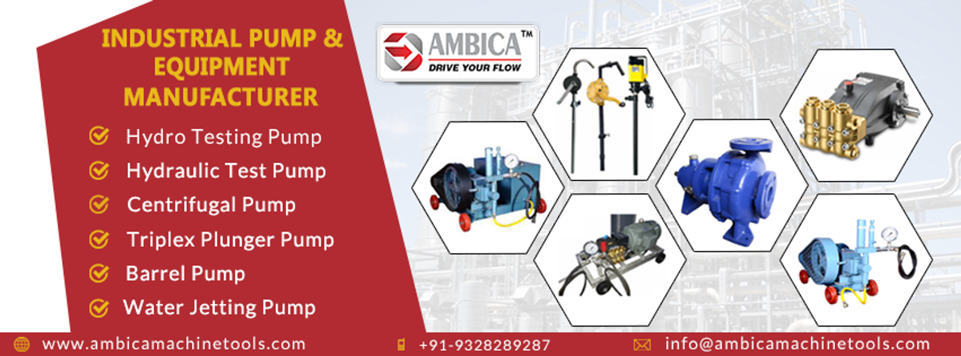 Ambica Industrial Pumps Hydro Testing Pump (Hand Operated) By