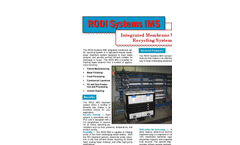 Model IMS - Integrated Membrane Wastewater Treatment System Brochure