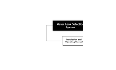 Model 300A - Water Leak Detector Brochure
