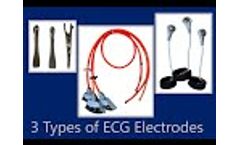 3 Electrode Types for Snap Style ECG Leads - Video
