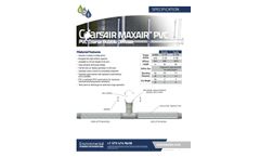 EDI CoarsAir - Model Max - PVC Coarse Bubble Diffuser - Brochure