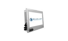Blue Line - 21.5 Inch HMI Monitor for Cleanroom – in Wall