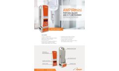 Tahat - Model AMPIRmini - Portable Blood and Fluid Warmer Datasheet