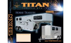 Titan Horse Trailer Brochure