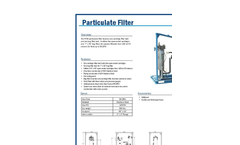  PF50 - Particulate Filter Brochure