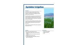 Rain for Rent - - Sprinkler Irrigation System Brochure