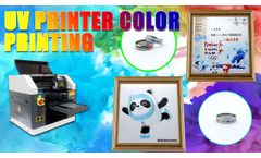 Factory Price A3 UV Plated Printer for Wood Acrylic Steel | Winter Olympics Mascot - Bing Dwen Dwen - Video
