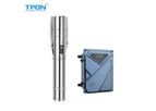 TOPN - Model 4/6TPSC Series - 4/6 Inch ACDC Stainless Steel Solar Water Pump