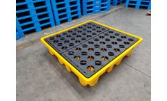 Favos - 4 Drum Spill Containment – Oil Spill Containment Pallet