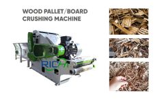 Wood Pallet Crushing Machine Testing On Site - Template Shredder Machine - RICHI Machinery - Video