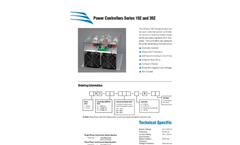 Athena - Model Series 19Z - Single Phase Compact SCR Power Controls - Brochure