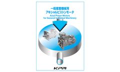 Kawasaki - Model M3X/M3B - Swash Plate Type Axial Piston Motors - Brochure