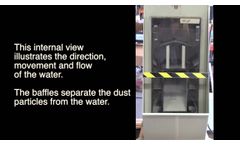 at Industrial Products Internal view of the wet dust collector - Video
