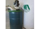 2000 Series: Drum Mounted Dust Collector with Filter Bag (700 CFM)