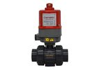 Cematic - PVC Ball Valve with Electric Actuator