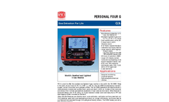 Model GX-2009 - Smallest Four Gas Confined Space Monitor- Brochure