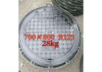 Model B125 - 700Mm Round Ductile Iron Manhole Cover | D400 Ductile Iron Manhole Cover