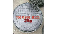 Model B125 - 700Mm Round Ductile Iron Manhole Cover | D400 Ductile Iron Manhole Cover