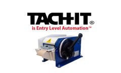 Tach-It WAT-M - Manual Water Activated Tape Dispenser - Video