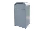 Securr - Model AP-01 - Outdoor Theme Park Style Trash Can, Powder Coated, 36 Gallon