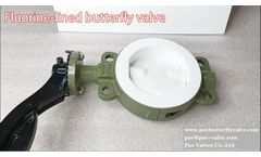 lined butterfly valve China factory price - Video