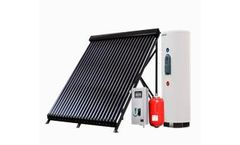 Qiruite - Model HSP-58 - 100L- 2000L Split Pressurized Heat Pipe Solar Water Heater System