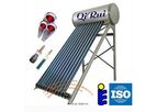 Qiruite - Model HIP-58 - 100L-360L Integrated Pressurized Heat Pipe Solar Water Heater System