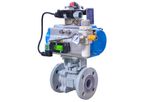 Supcon - Model SN5100F - Plastic Lined O-Type Ball Valve