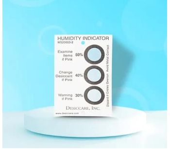 Pharma Desiccants Humidity Indicator Card (HIC) For Barrier Packaging