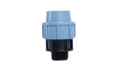 ERIKEKE - Model PLASTIC PIPE FITTING - Plumbing Accessories Compression Fittings Irrigation HDPE Pipe Male Adaptor PP Fittings