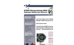 NTMOS H2S Gas Detector Brochure