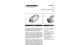 NTMOS H2S Gas Detector - Specification Brochure