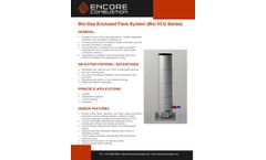Encore Combustion - Model Bio-VCU Series - Bio-Gas Enclosed Flare System - Brochure
