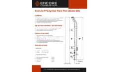 Encore Combustion - Model 930 - EverLite FFG Ignited Flare Pilot - Brochure