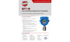 Buckeye - Model BFT-48 - Universal Dual Channel Gas Transmitter - Datasheet