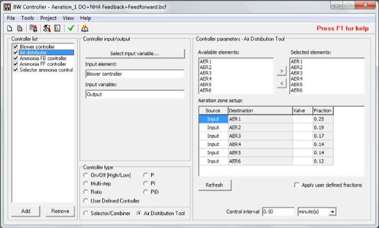 BW Controller Envirosim Software