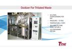 Model 7030-OXZR-001 - Catalytic Oxidizer: Tritium Removal From Organics