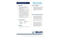 AWC - Model D-545G - Biocide for the Control of Slime-Forming and Sulfate Reducing Bacteria - Brochure
