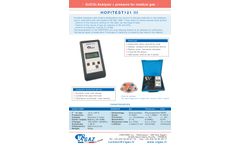 VIGAZ - Model HOPITEST121 III - Medical Gas Analyser - Brochure
